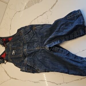 OshKosh Denim Overalls 9 months